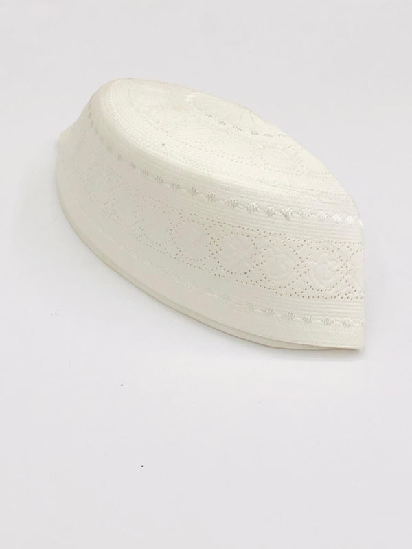 Traditional Islamic Cap White