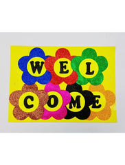 Welcome Alphabetic Fomic sheet sticker - Saleemi Book Depot in pakistan
