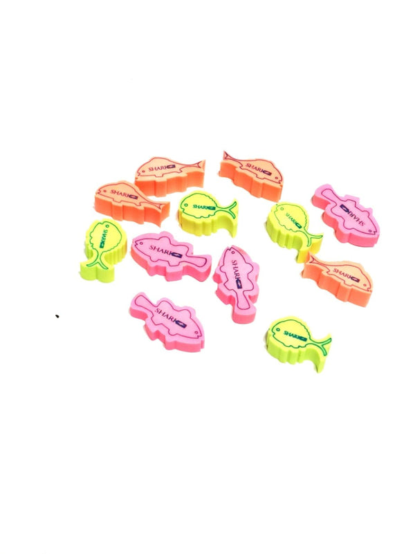 Shark Eraser Fish Art No E 870 12Pcs - Saleemi Book Depot
